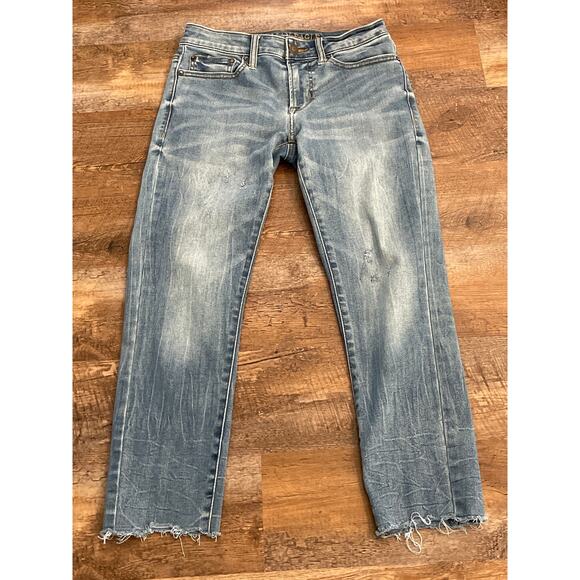 American Eagle Outfitters distressed cropped skinny 28's - Picture 1 of 11